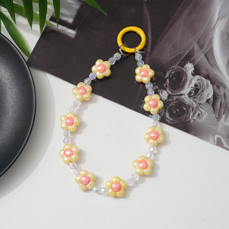 Floral Beaded Phone Chain Stornfield