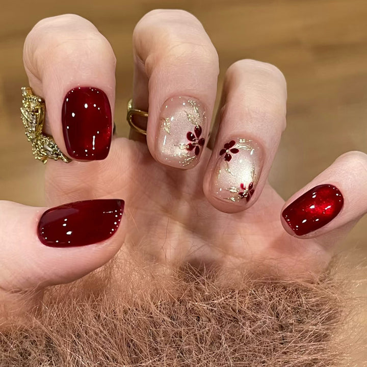 Decorative Glittery Press-On Nail Tips Stornfield