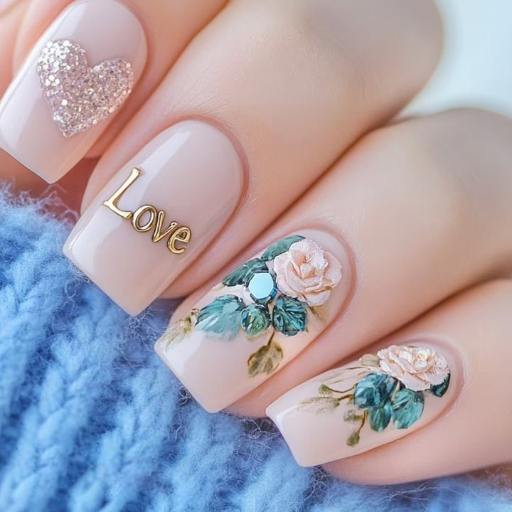 Floral-Inspired Press-On Nails Stornfield