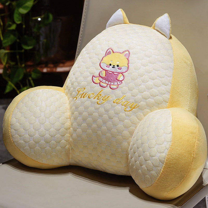 Comfortable cuddle cushion with unique animal motif Stornfield