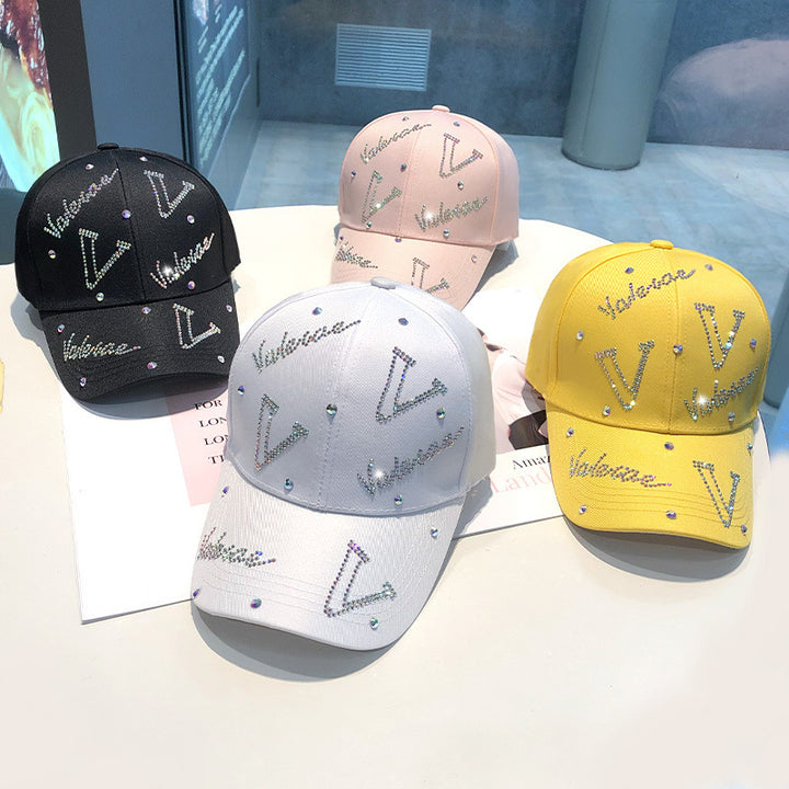Women's Rhinestone Accented Adjustable Baseball Cap Stornfield