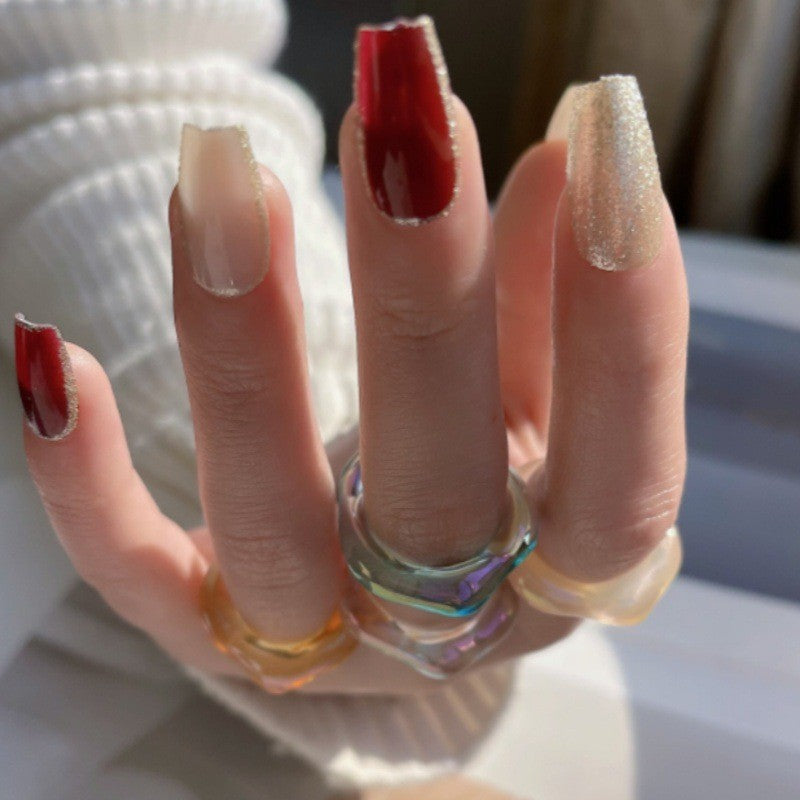 Elegant Press-On Nail Art Showcase Stornfield