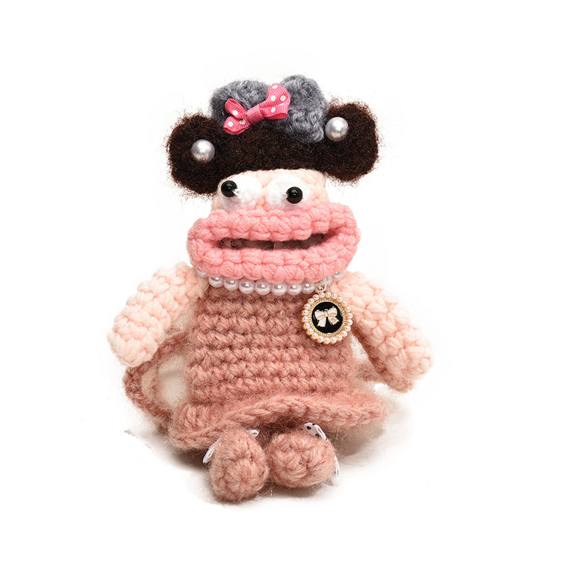 Cute Crochet Character Hand Puppet