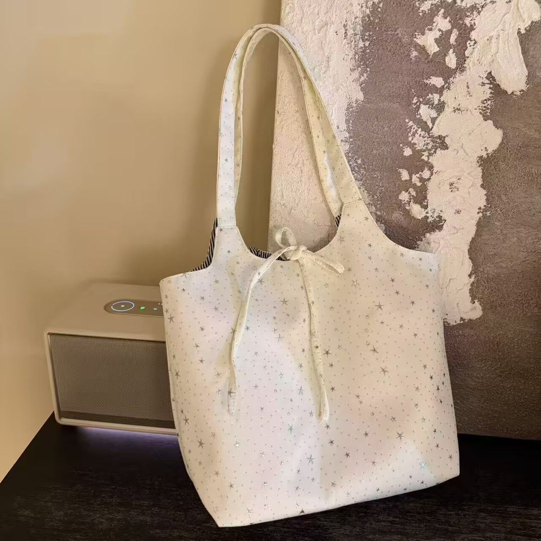 Tote bag with playful star pattern Stornfield