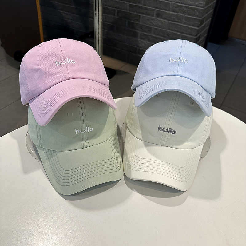Unisex Casual Cotton Baseball Cap with Embroidered Message Stornfield