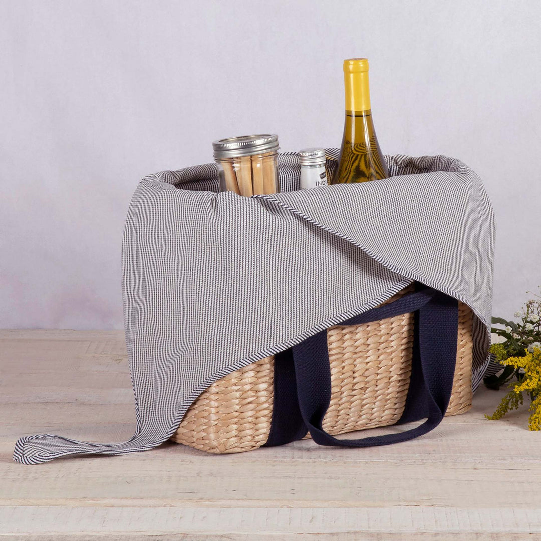 Women's Handwoven Basket with Removable Fabric Cover Stornfield