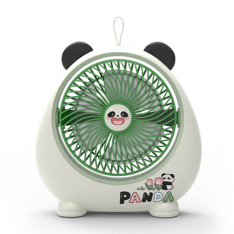 Ladies Portable Hand Fan with Stylish Panda Design Stornfield