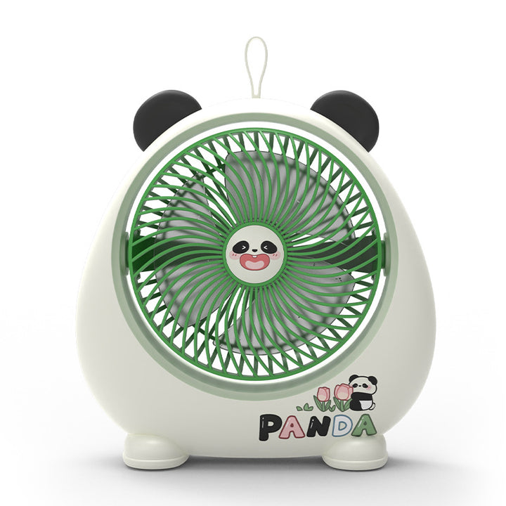 Ladies Portable Hand Fan with Stylish Panda Design Stornfield