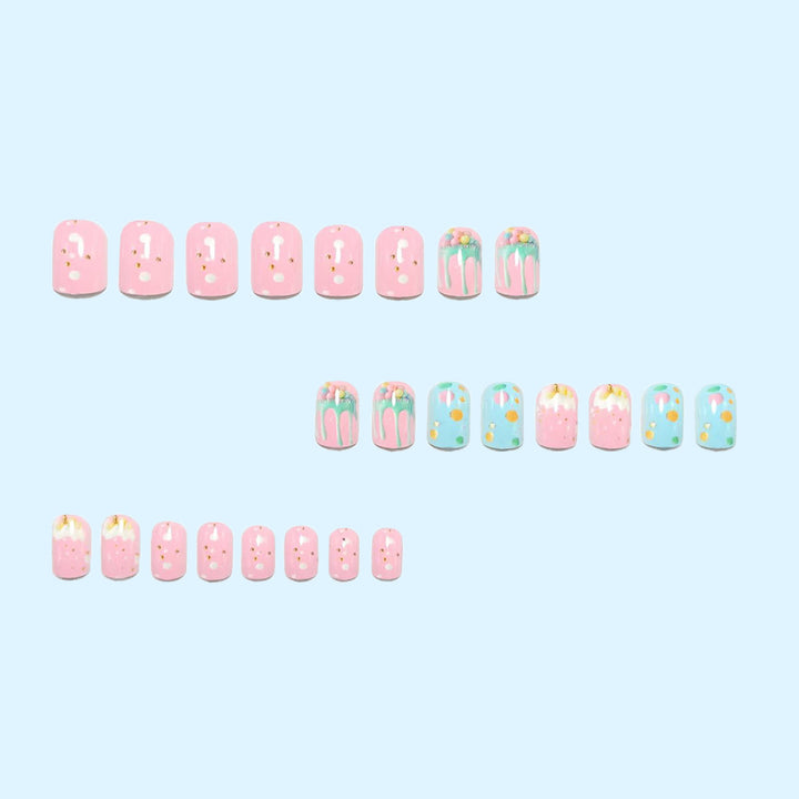 Artificial nails in creative dessert design Stornfield