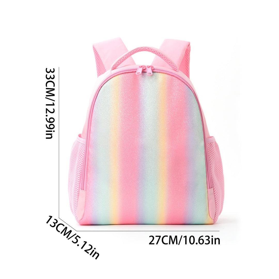 Glittering backpack with rainbow design Stornfield