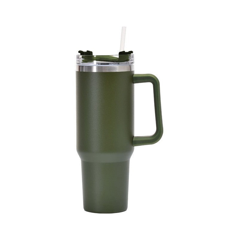 Women's Insulated Drinking Cup with Handle and Straw Stornfield
