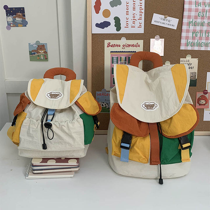 Colorful Patchwork Backpack Stornfield