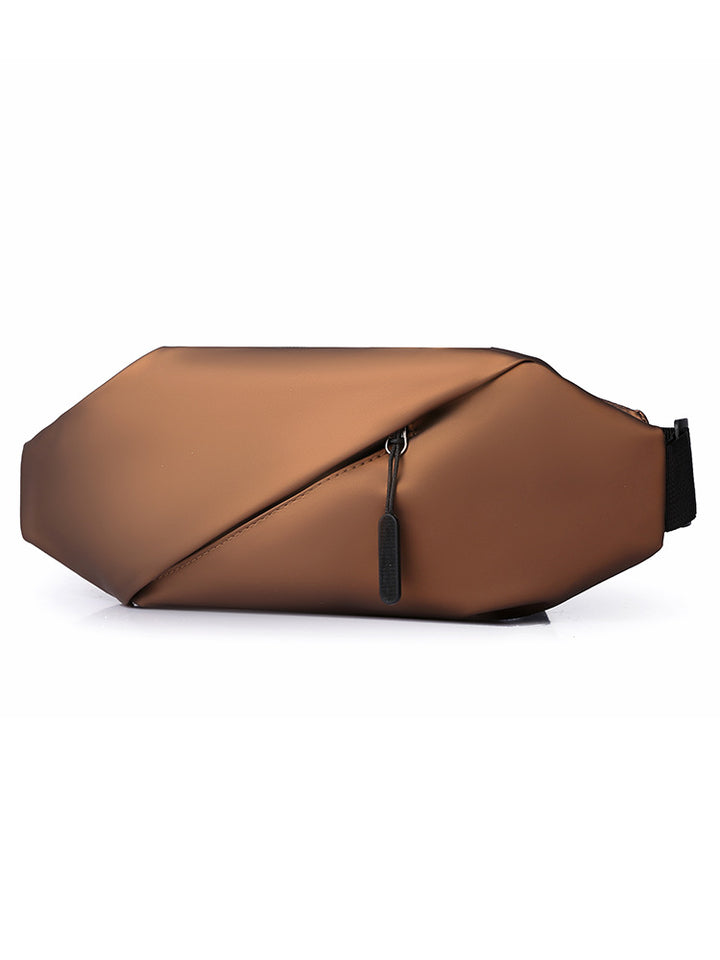 Modern Structured Leather Sling Bag Stornfield