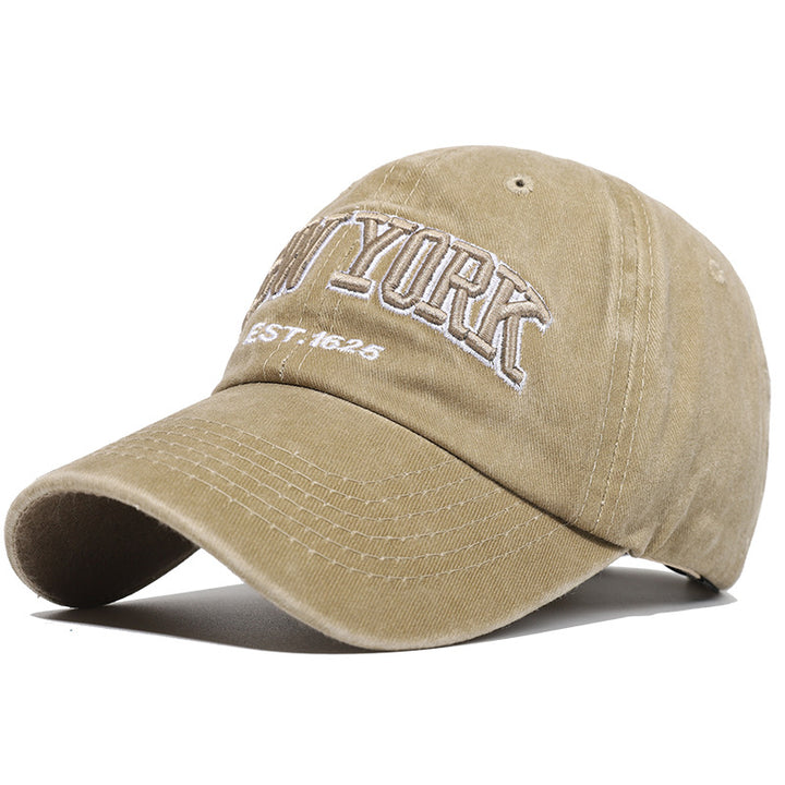 Men's Distressed Embroidered Dad Hat Stornfield