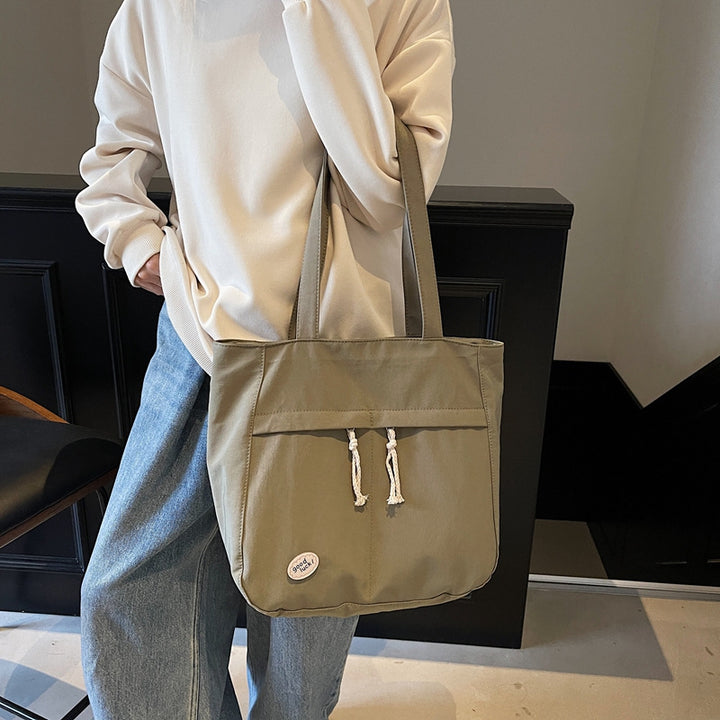 Casual Multi-Pocket Canvas Tote Bag Stornfield
