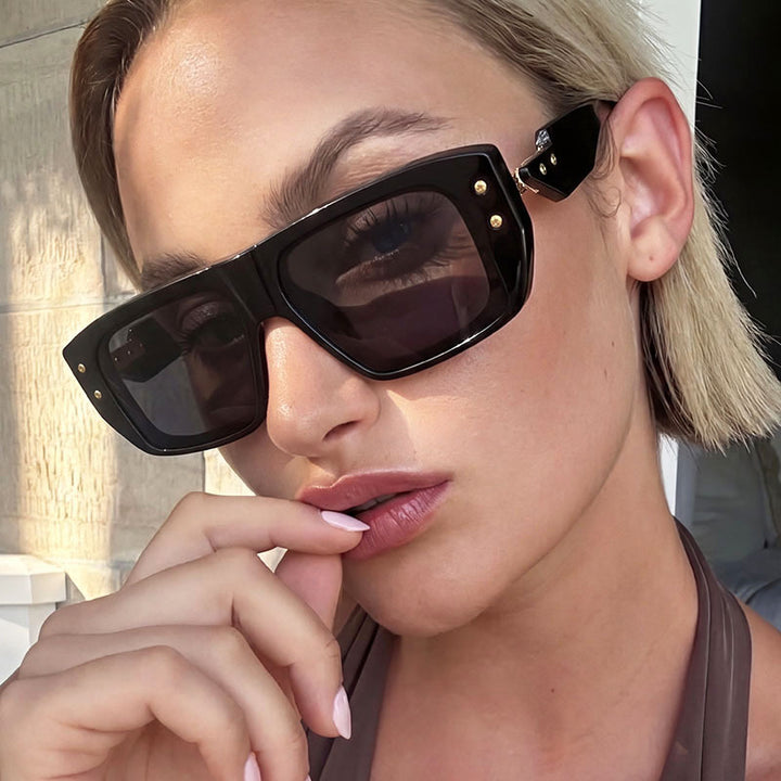 Women's fashionable square glasses with multicolored transparent frame Stornfield