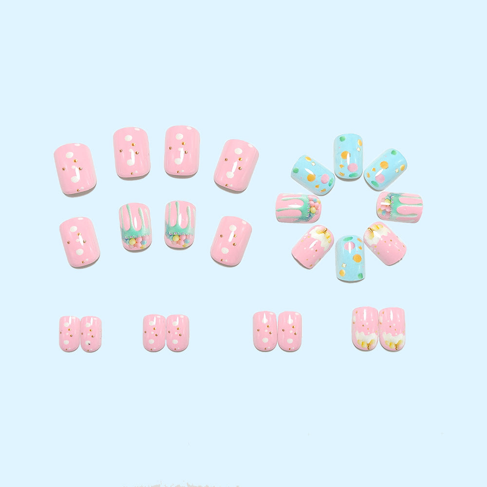 Artificial nails in creative dessert design Stornfield