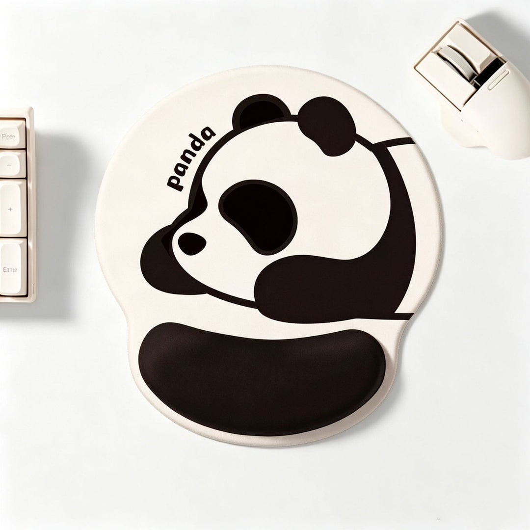 Panda-Themed Gel Wrist Support Mouse Pad