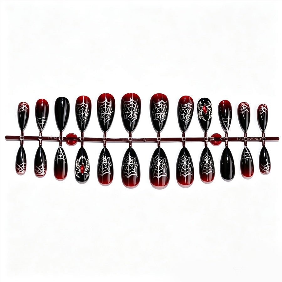 Glamorous artificial nails with spider design Stornfield