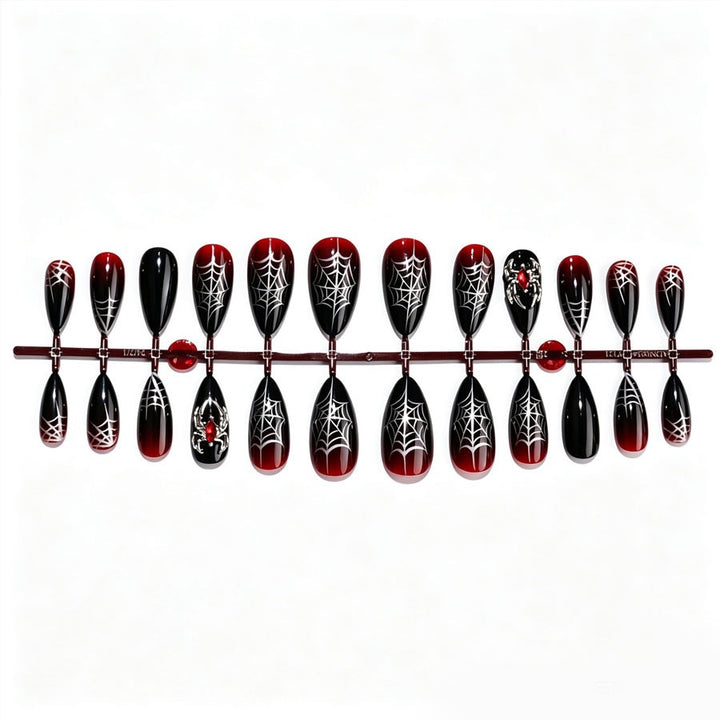 Glamorous artificial nails with spider design Stornfield