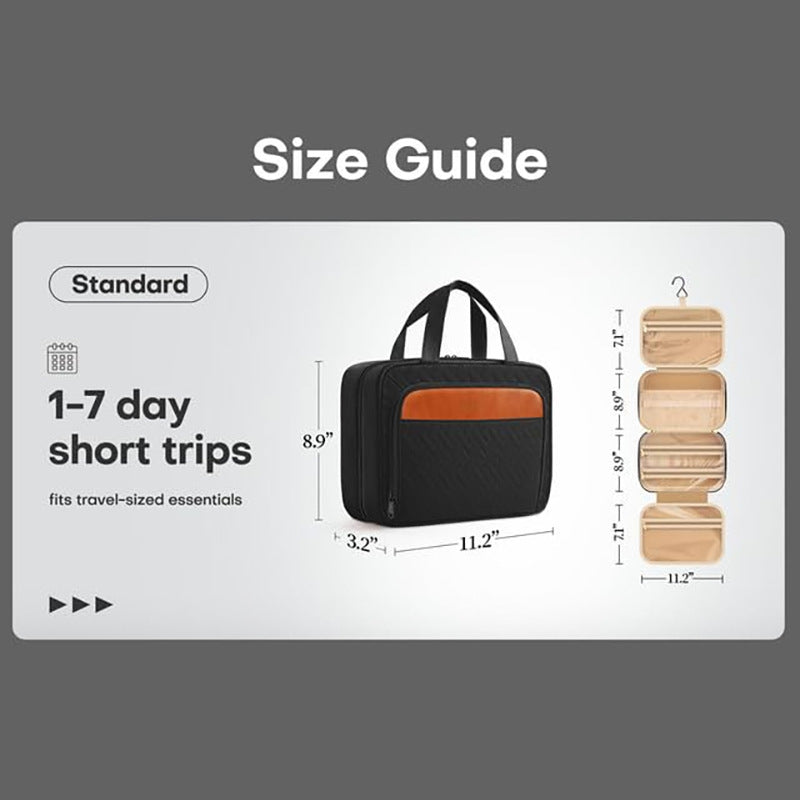 Cosmetic Organizer Bag with Intelligent Interior Layout Stornfield