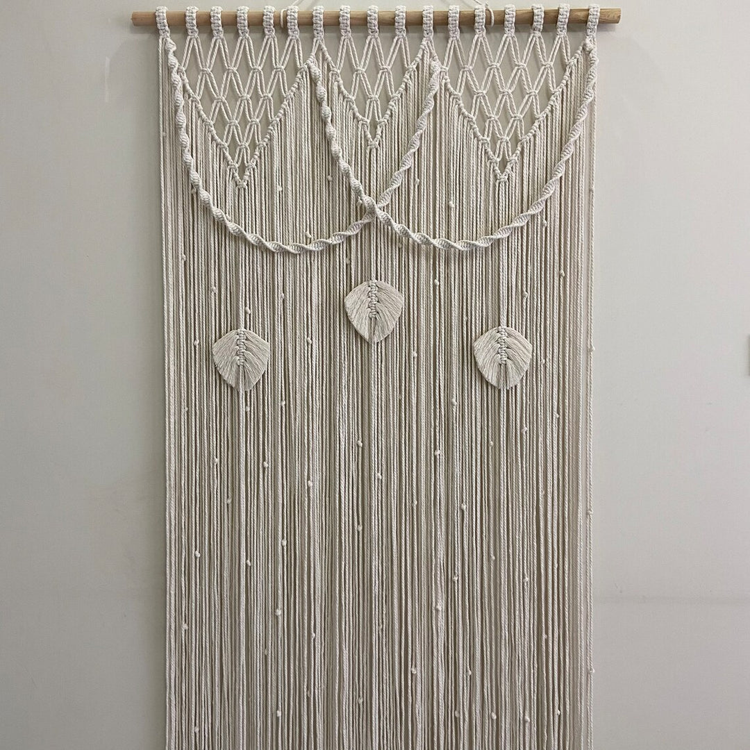 Macrame Leaf Motif Wall Hanging Stornfield