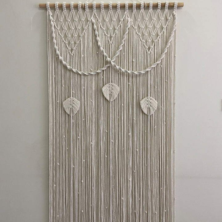 Macrame Leaf Motif Wall Hanging Stornfield