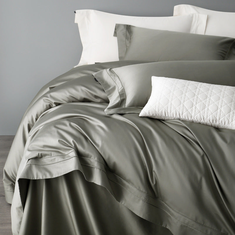 Luxury Sateen Duvet Cover Bedding Set with Hotel-Grade Pillowcases