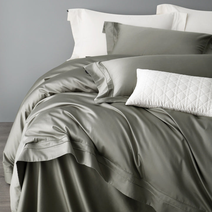 Luxury Sateen Duvet Cover Bedding Set with Hotel-Grade Pillowcases