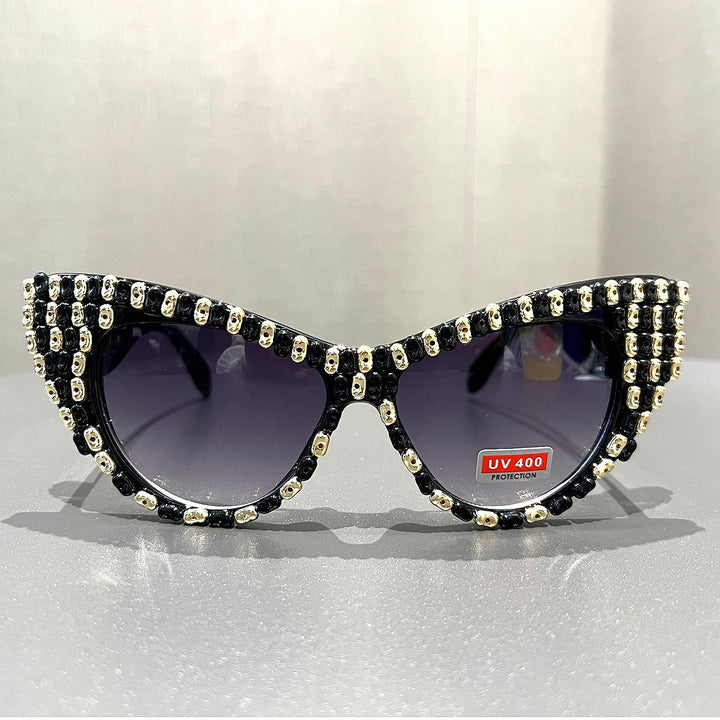 Women Cat-Eye Sunglasses with Color Accented Frame Stornfield