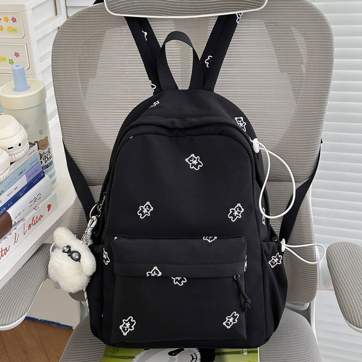 Stylish Embroidered Casual Backpack Stornfield 1791205607