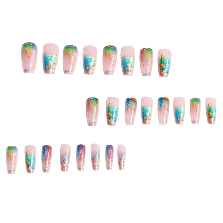 Artificial nails with underwater motif Stornfield