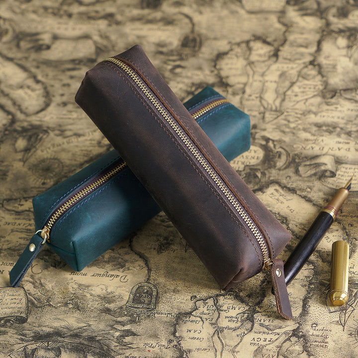Premium Leather Pencil Case