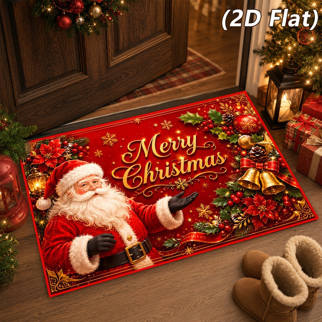 Holiday-Themed Decorative Doormat