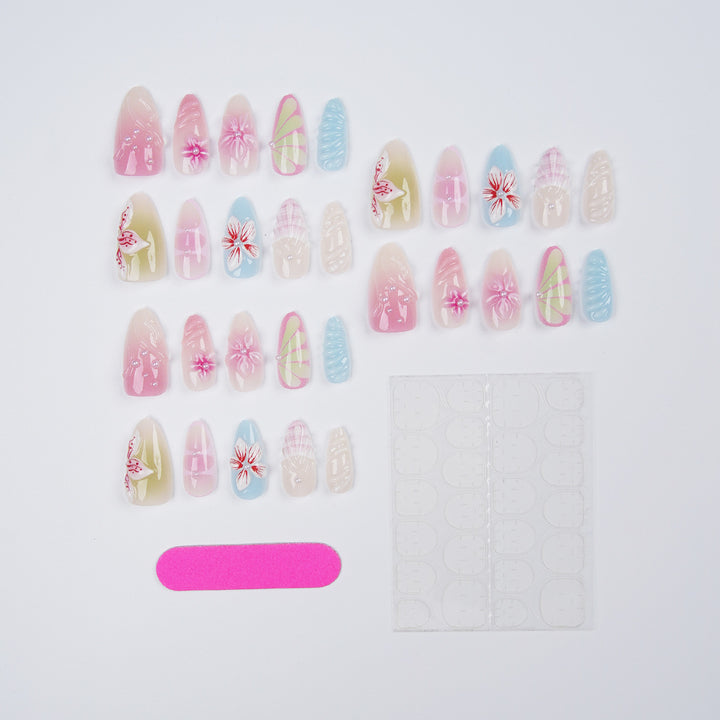 Artificial Flowers Nail Set Stornfield
