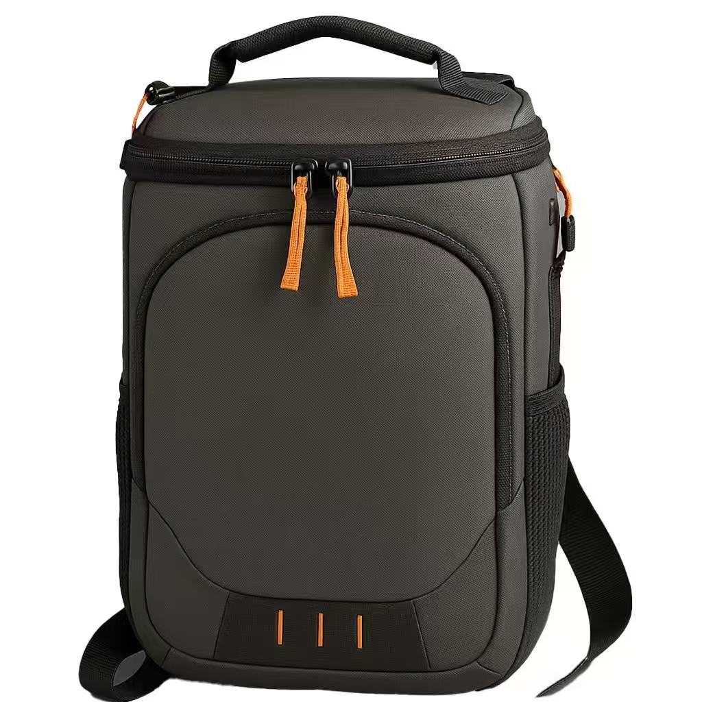 Unisex nan insulated lunch backpack with cooler compartment, front pocket and adjustable shoulder straps Stornfield