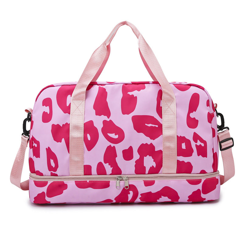 Stylish Zebra Print Travel Duffel