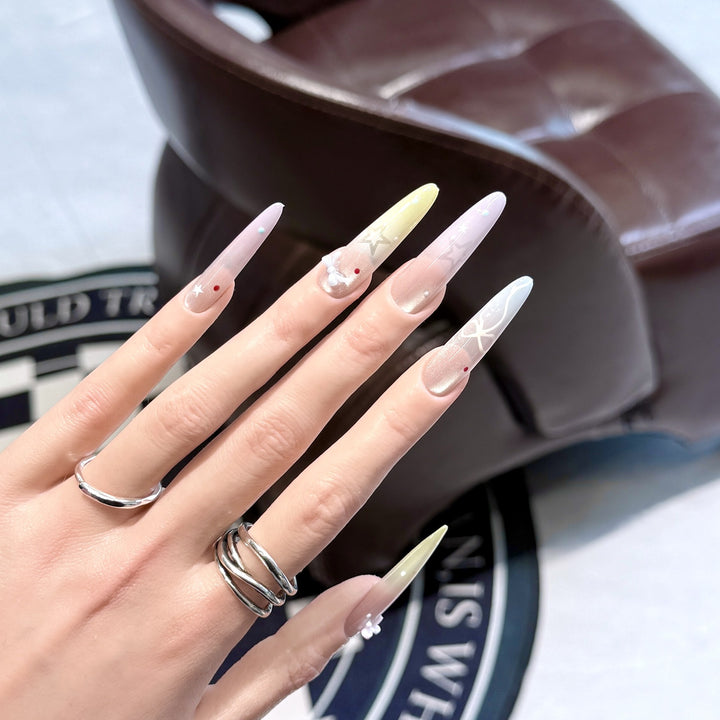 Decorative Stiletto Nail Tips Stornfield
