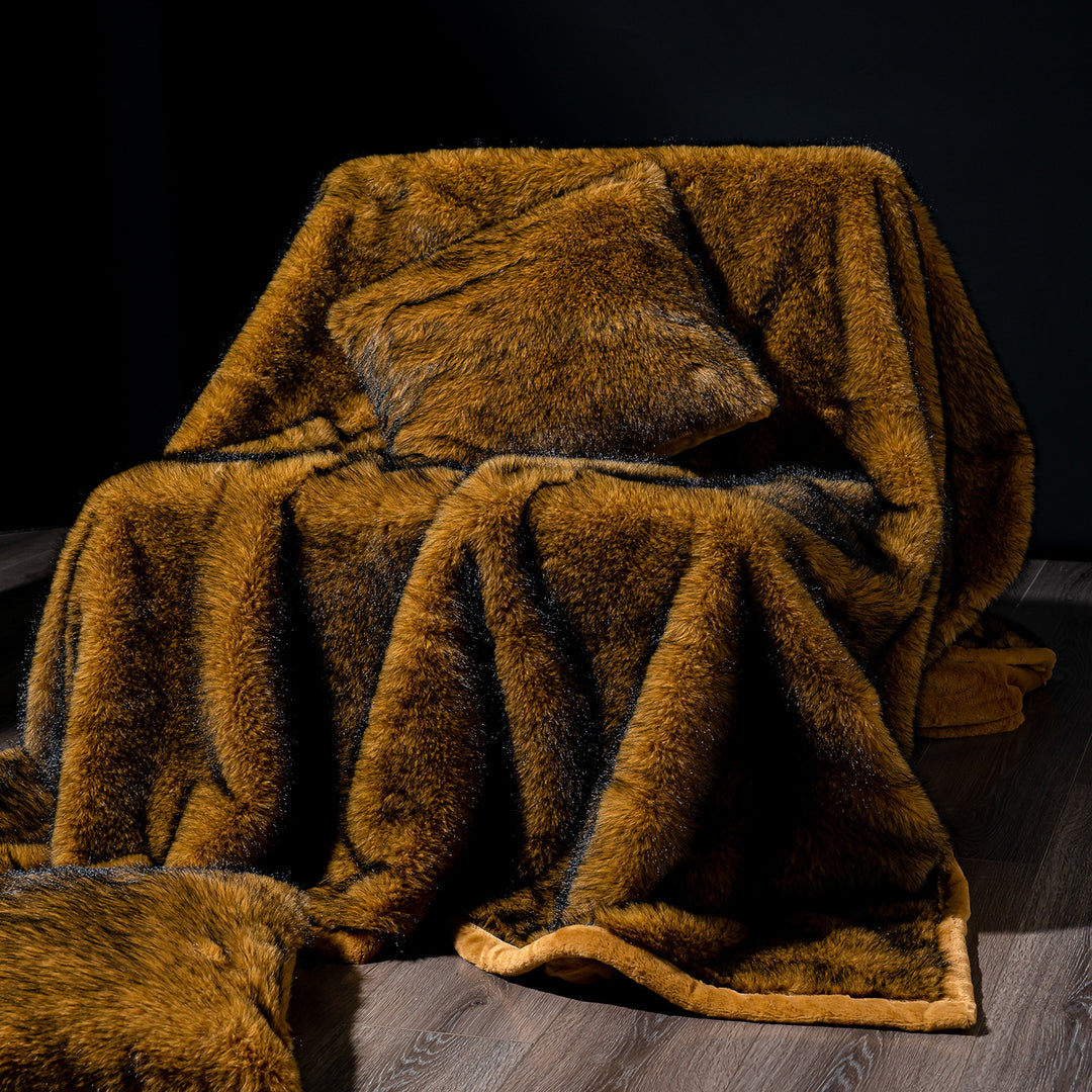 Luxurious Faux Fur Throw Blanket Stornfield 1787118668