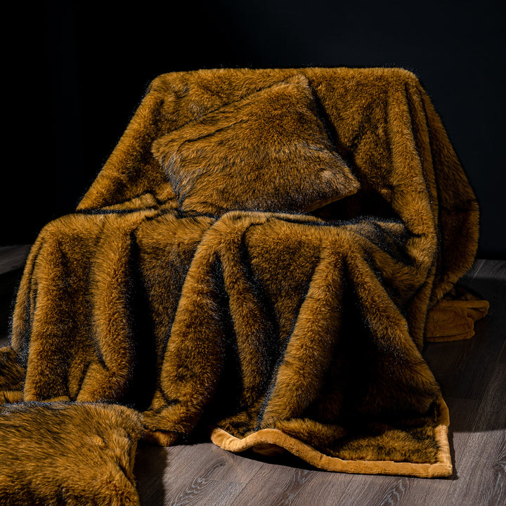 Luxurious Faux Fur Throw Blanket Stornfield 1787118668