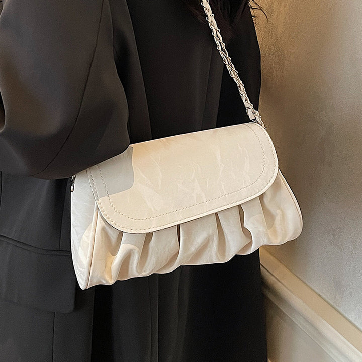 Ruffled Evening Handbag