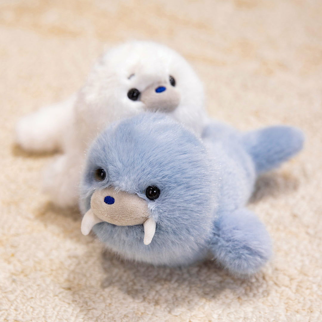 Plush Orca Whale Soft Toy with Ultra-Soft Faux Fur and Curved Huggable Body Stornfield