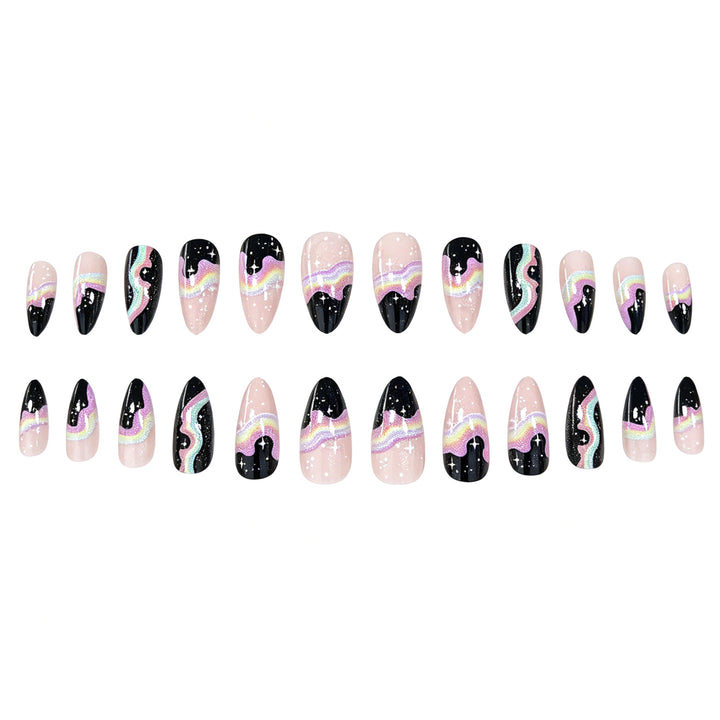 Cosmic Gradient Nail Art Enhancements Stornfield