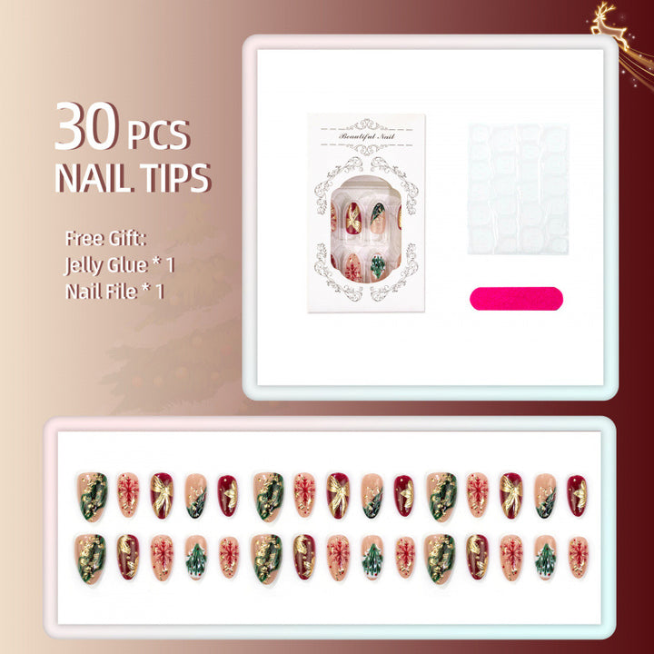 Holiday-Themed Artistry Press-On Nails