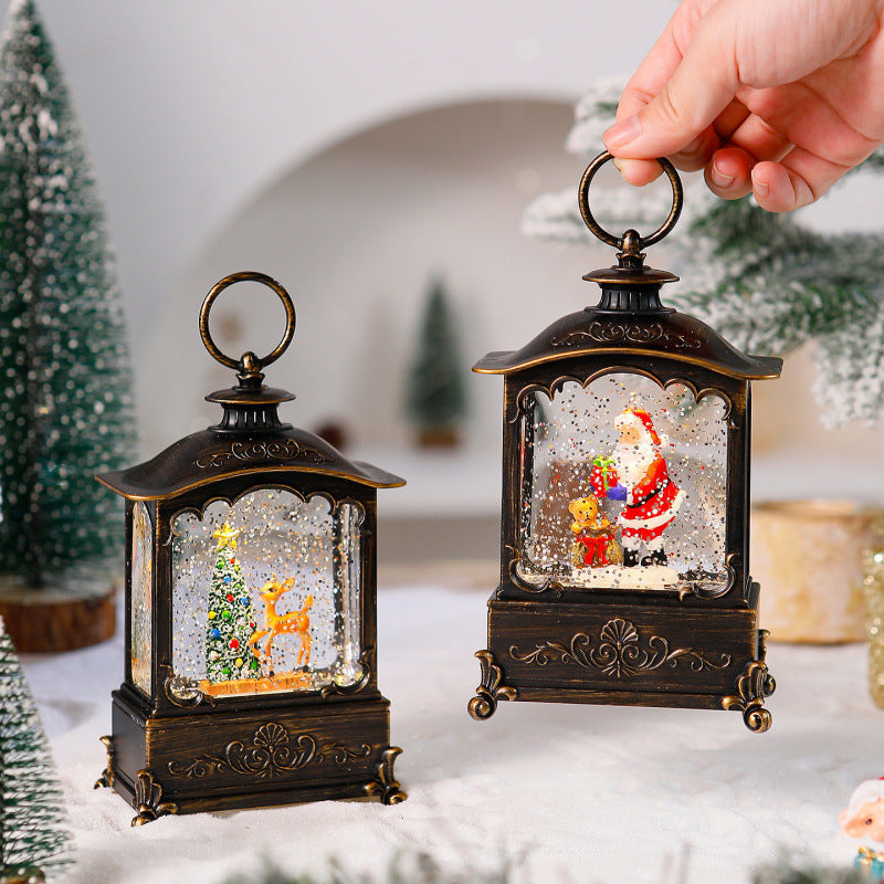 Lighter lantern with snow scenes Stornfield