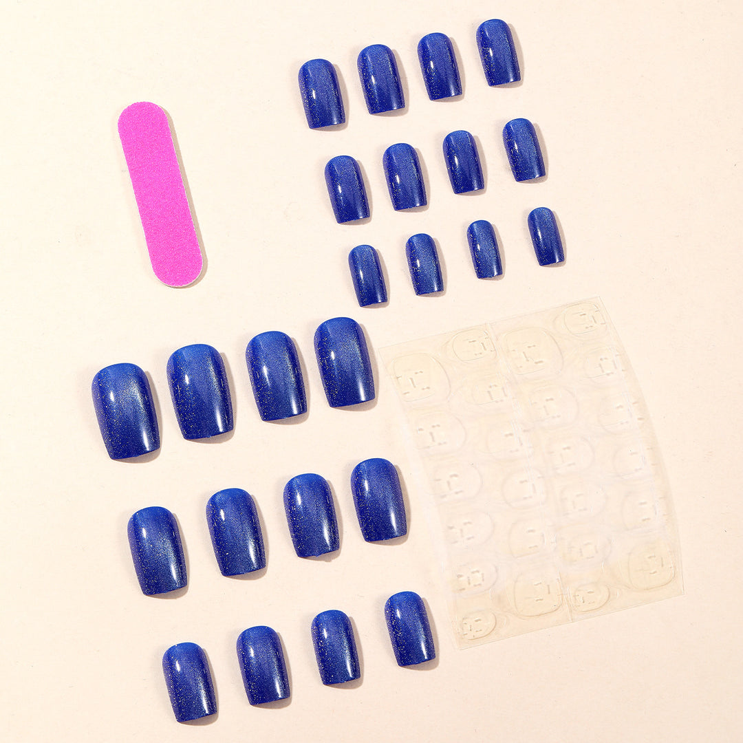 Glittery Gel Nail Art Stornfield