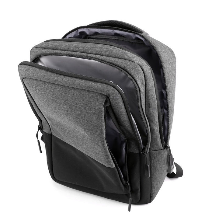 Modern business backpack with USB charging port Stornfield