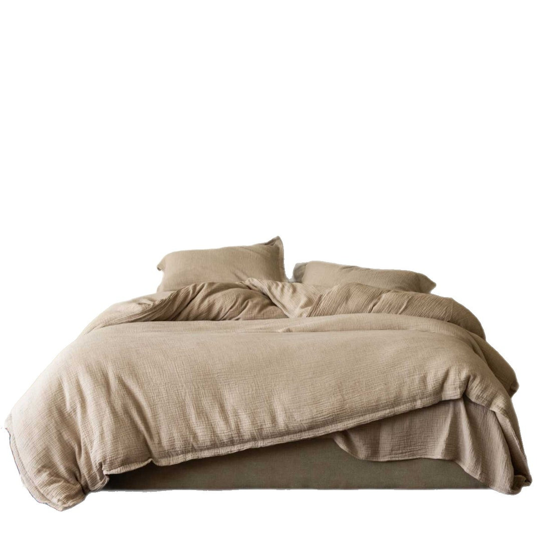 Premium Double-Layer Cotton Gauze Duvet Cover Set