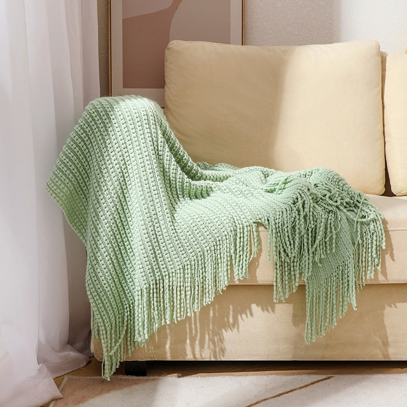 Cozy Textured Throw Blanket