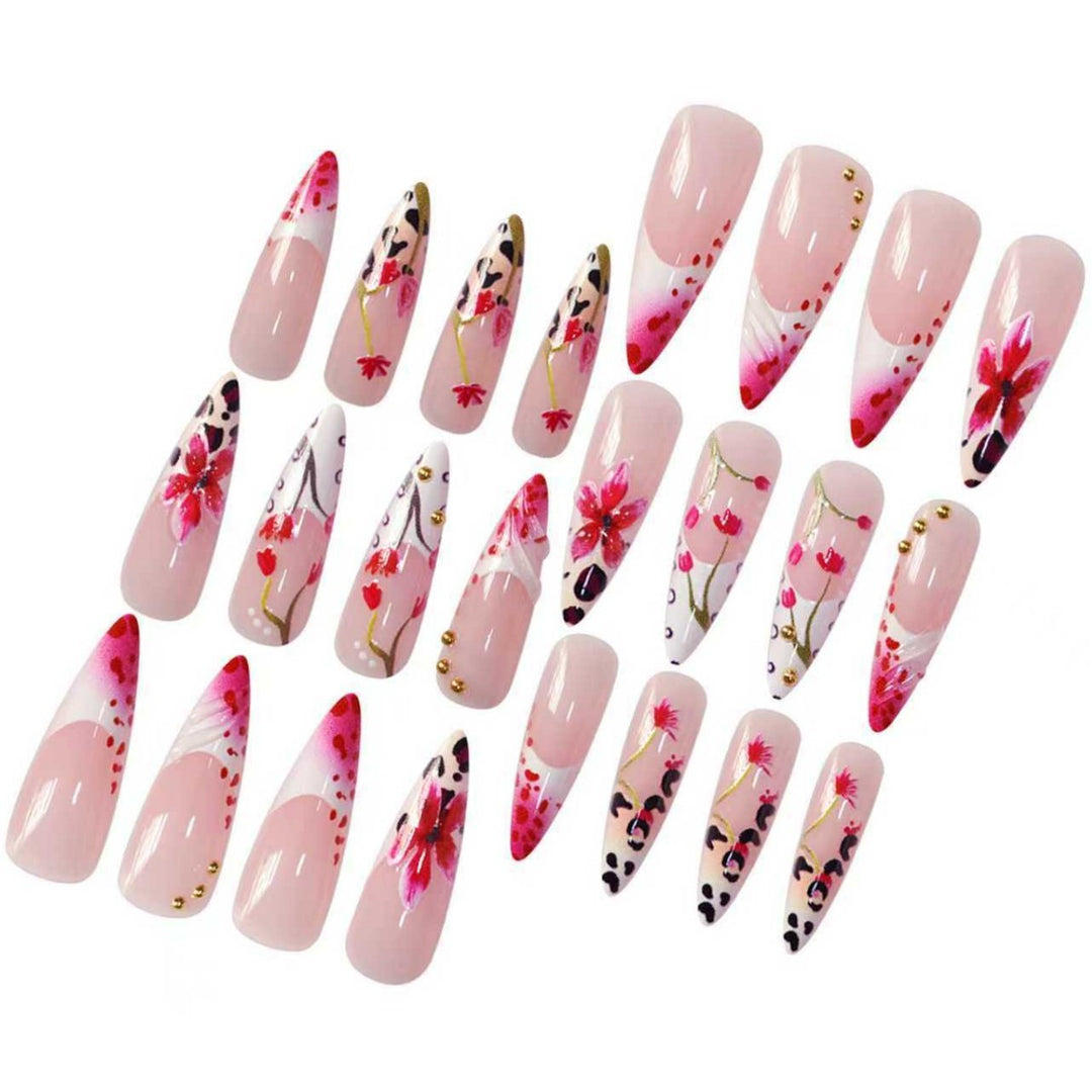 Floral Art Nail Enhancements Stornfield